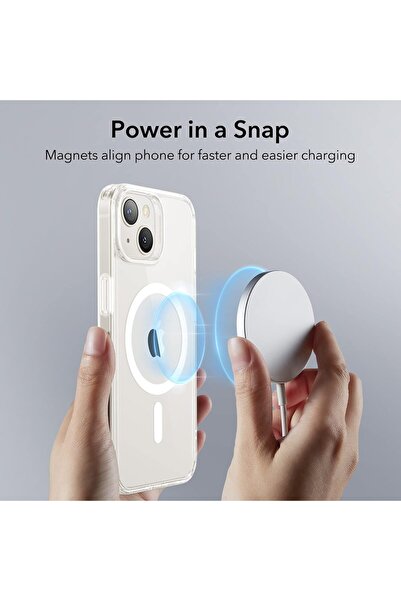 ESR iPhone 14 Max Classic Hybrid Case with HaloLock - Clear, Acrylic