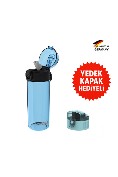 zweikell Targo Jr Switch Açık Mavi Bpa Içermez 500 ml Tritan Su Matarası