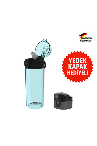 zweikell Targo Jr Switch Turkuaz Bpa Içermez 500 ml Tritan Su Matarası