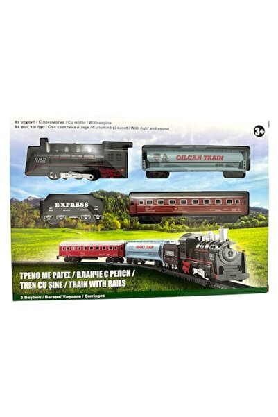 OEM City Toy Train Set with Wagons - Sound & Light