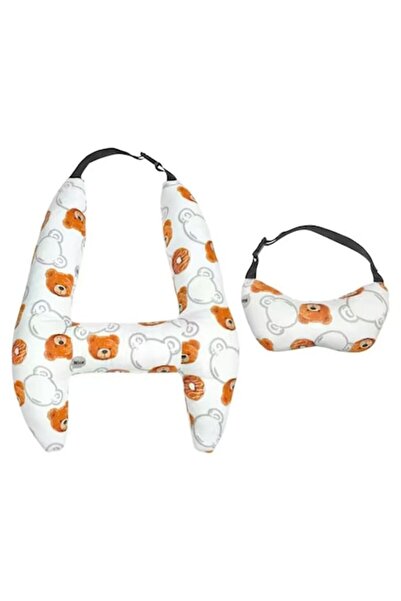 OEM Pernă de călătorie auto pentru copii, suport pentru corp și cap, fixare c...