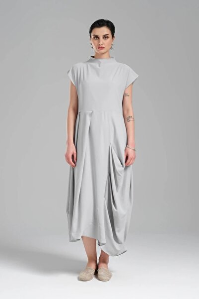 tw3 Women's Judge Collar Design Dress