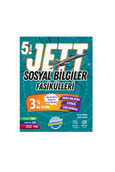 Bes Yayınları 5. Sınıf JETT Fen ve Sosyal Bilgiler Fasikülleri ( 2025- 2026
