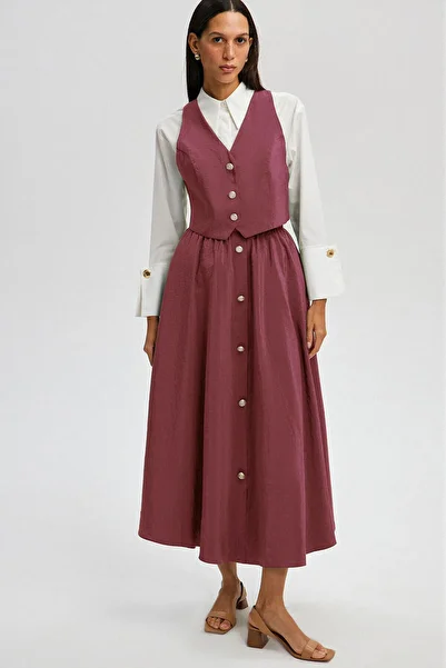 Touché Privé Vest Skirt Kupra Suit