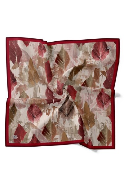 Levidor Autumn Leaf Pattern Sparkling Crystal Scarf