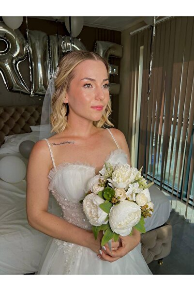 MAROSE CREATION Gelin çiçeği , damat yaka çiçeği