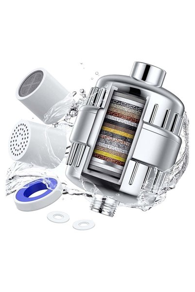Generic 20 Stage Shower Filter for hard water - 2 Replaceable Filter Cartridg...