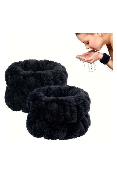 Generic 2PCS Soft Microfiber Wrist Wash Straps - Reusable Spa-Quality Absorbe...