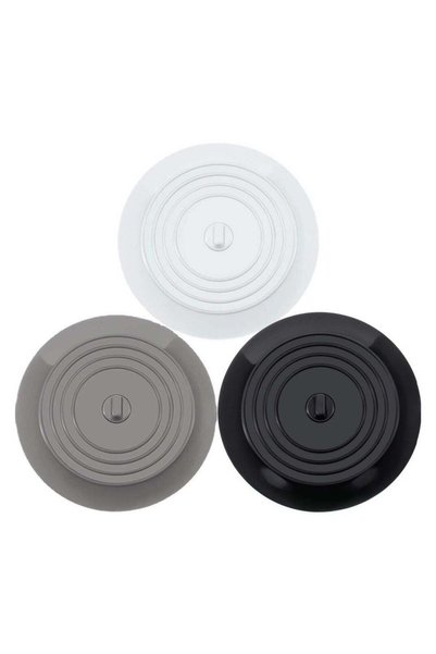 Generic Tub Stopper 3 Pack, 6 inches Large Silicone Drain Plug Hair Stopper F...
