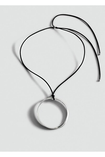 MANGO Woman Halka uçlu kolye