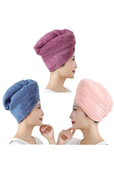 Generic Hair Towel Microfibre | Pack of 3, Absorbant Soft and Quick-Dry Micro...