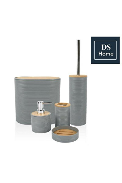DS Home&Design طقم حمام بيضاوي مكون من 5 قطع من إيفا