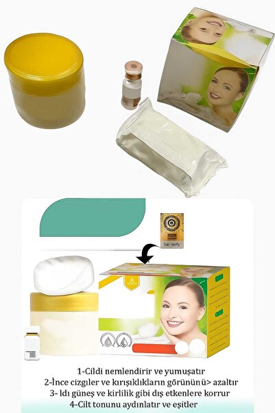 lasting beauty Beyazlatıcı Krem Sabun Ve Serum Seti 3'lü Set Leke Kremi Ten A...