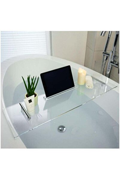 Generic TPGP Bath Shelf [Acrylic Glass] | 73 cm | Bath Board Bath Tray for Ba...