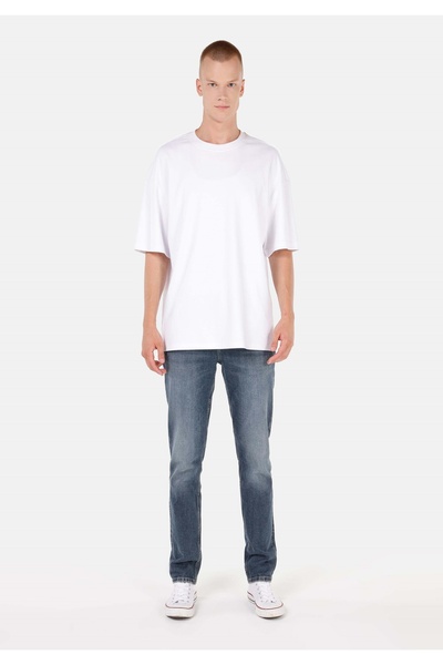 Colin's Straight Fit Düşük Bel Düz Paça Erkek İndigo Jean Pantolon