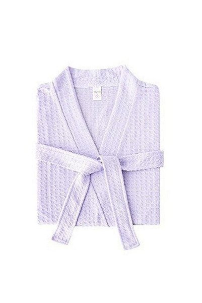 Generic Waffle Weave Bathrobe,Couple Robe,Kimono Robe with Soft Shiny Pocket ...