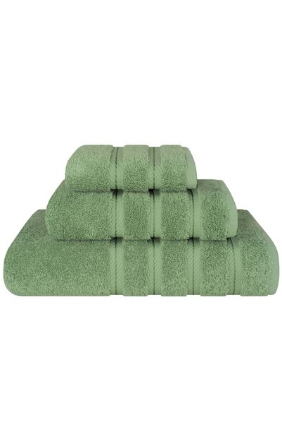 Generic Towel Set 3 Piece Luxury Hotel Quality 600 GSM 100% Genuine Combed Co...