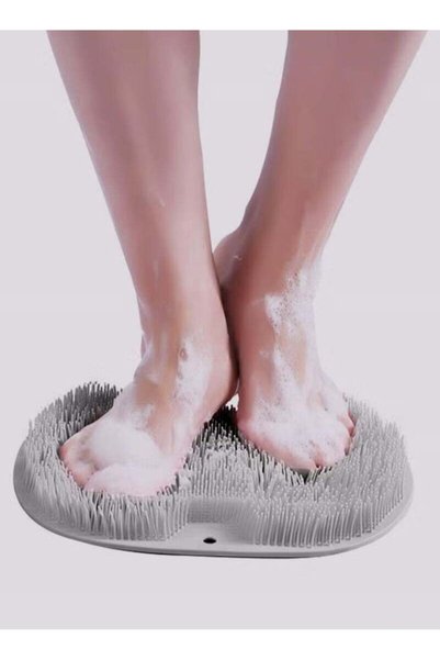Generic Shower Foot Scrubber, Wall-Mounted Back Exfoliating Scrubber, Silicon...