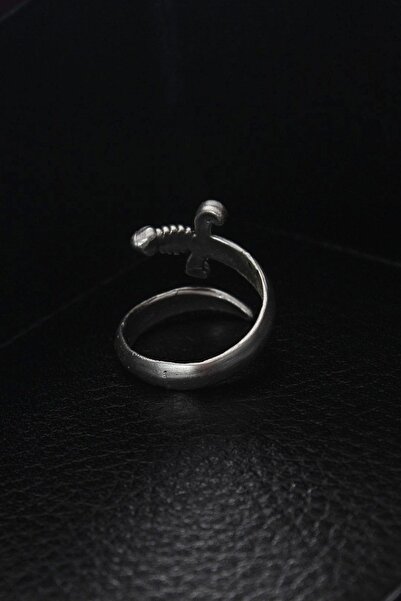 ALFA AKSESUAR 03 Adjustable Sword Model Men's Ring - Tj-Ey511