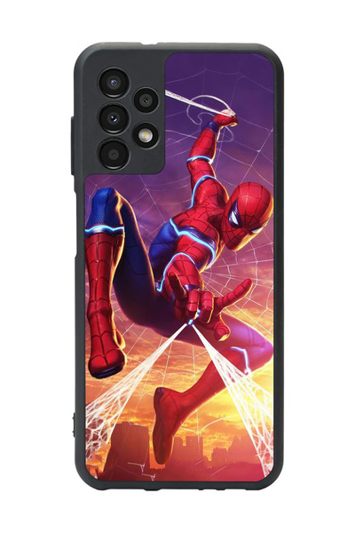 Aksel Kılıf غطاء حماية مطبوع متوافق مع هاتف سامسونج جالاكسي A13، أسود غير لام...