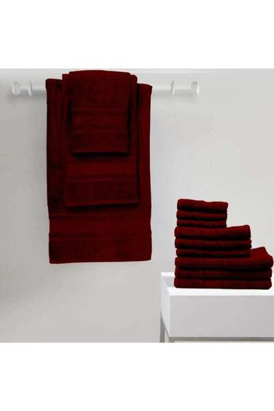 Generic BYFT Home Castle (Maroon) Premium Cotton Bath Towel (70 X 140 Cm-Set Of 1) Highly Absorbent, High Q