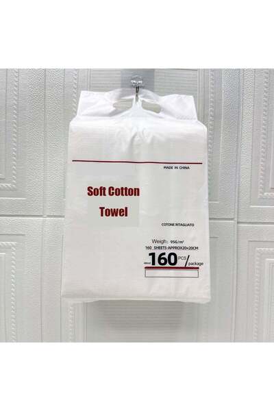 Generic 160 PCS Hanging Disposable Face Towels, 20cmÃ—20cm Ultra Thick Gentle Exfoliation Disposable Face T