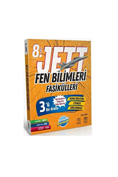 Bes Yayınları 8. Sınıf JETT Fen Bilimleri Fasikülleri ( 2025- 2026