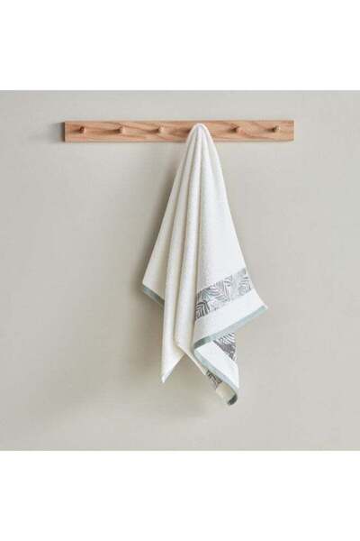 Generic Home Box Opulence Flora Jacquard Border Turkish Cotton Hand Towel 90 x 50 cm