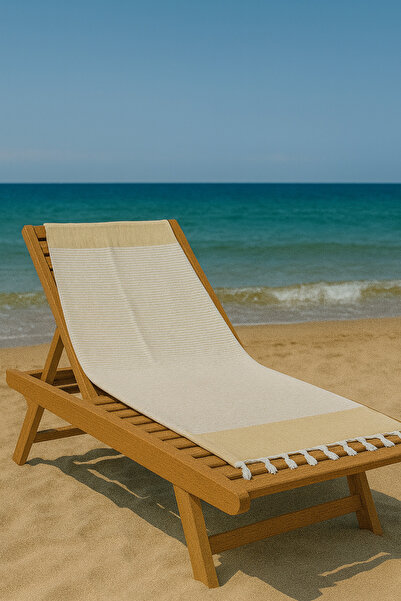 LUNGA VİTA Hürrem 100% Cotton Peshtemal 90X170 Large Size Beach Towel Bath Towel