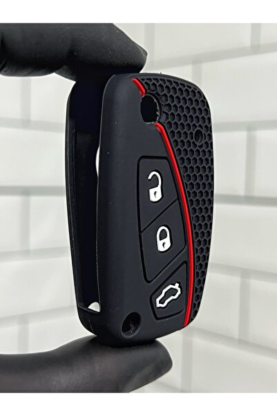 BARKAS ELEKTRONİK Husă pentru chei din silicon cu model tip fagure, compatibi...