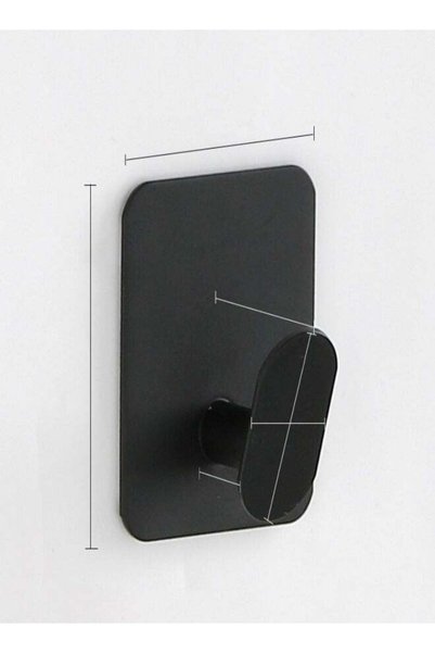 Generic Adhesive wall hooks (Pack of 04pcs), Stainless Steel Towel Hook Self ...