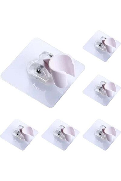 Generic 6 Pcs Strong Adhesive and Waterproof Shower Head Holder