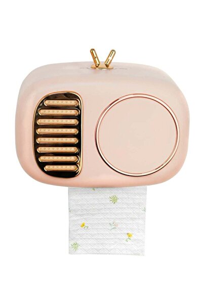 Generic Stylish Pink Facial Tissue Box Cover for Wall Mounting, Perfect for Bathroom, Living Room, Office a