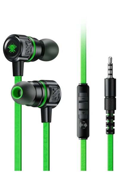 PLEXTONE G20 Wired Gaming Headphones, 3.5mm, Metallic Bass Sound, Hi-Res Microphone, Type-C Adapter,