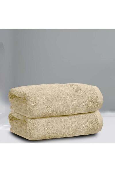 Generic Rest Bath Towel Set Of 2 Linen Cotton Towel 70X140Cm , 27X55 Inch Luxury Hotel Towel Set Absorbent
