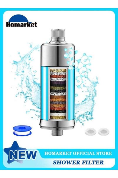 Generic Shower Filter For Hard Water,15 Stage Shower Head Filter -Reduces Dry...