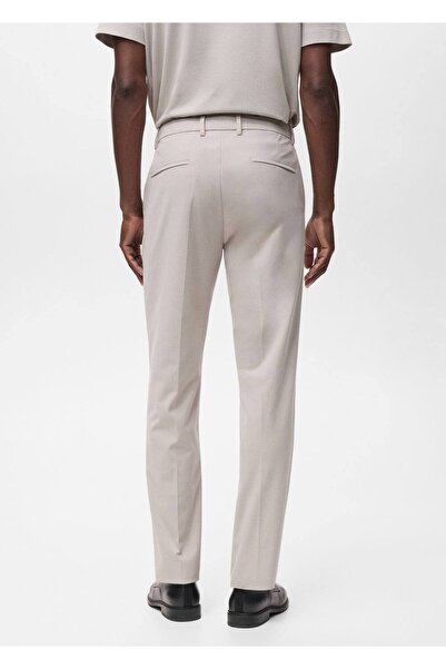 MANGO Man Zurich slim fit Thermolite® kumaş pantolon