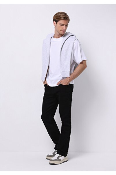Colin's Regular Fit Orta Bel Düz Paça Erkek Siyah Jean Pantolon