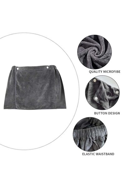 Generic Men's Wearable Bath Towel 2 in 1 Beach Towel Superfine Fiber Soft Abs...