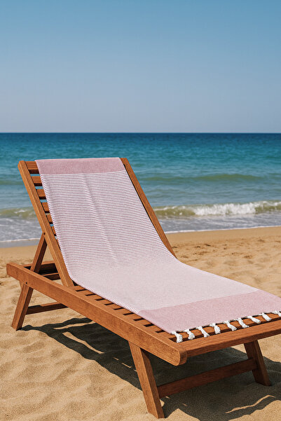 LUNGA VİTA Hürrem 100% Cotton Peshtemal 90X170 Large Size Beach Towel Bath Towel