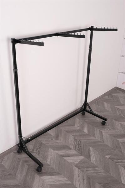 Modern Raf Tek Katlı Tek Taraflı 3 Bastonlu Askılık