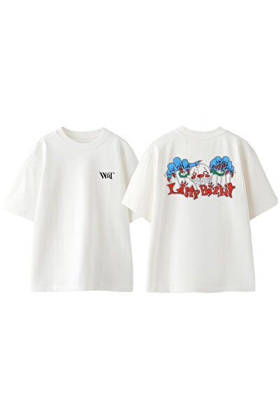 THEWERT Μπλουζάκι Limp Bizkit 8 Design με στάμπα στην πλάτη, βαμβακερό λευκό ...