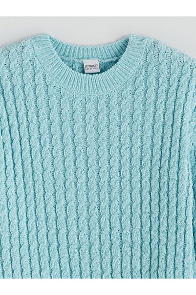 LC Waikiki Lcw Kids Crew Neck Girl's Sweater