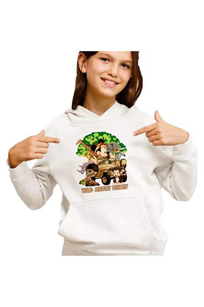 OEM Παιδικό Φούτερ Disney Safari Minnie Wild για Κορίτσια