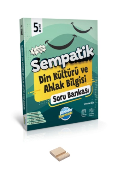 Ünlüler Karması 5. Sınıf Sempatik Din Kültürü Soru Bankası ve Telefon Standı