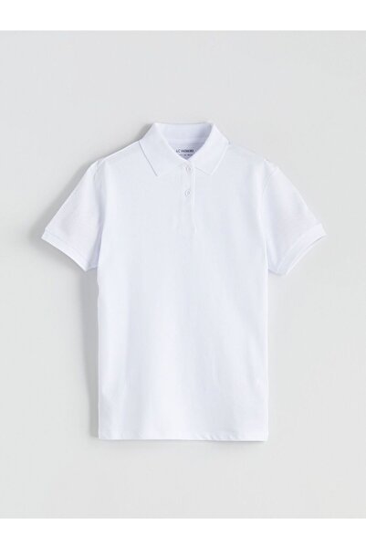 LC Waikiki Lcw Kids Polo Neck Basic Girl's T-Shirt