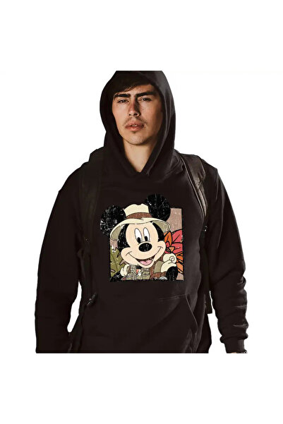 OEM Ανδρική Μπλούζα Φούτερ Mickey Mouse Safari Get Wild
