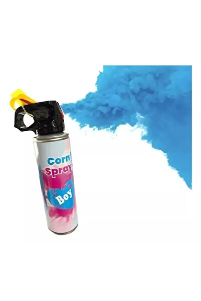 It's Party Time Extinctor Spray cu Pudra colorata Gender Reveal, It's Party Time, Bleu