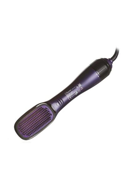 Okema 2-in-1 Hair Styling Brush Purple/Black 20cm
