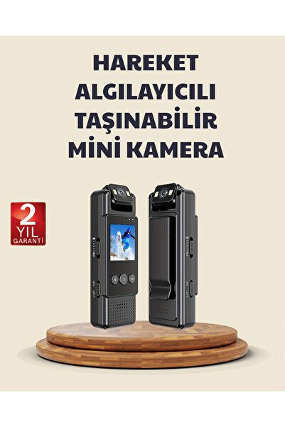 Clevora 128GB Destekli Hareket Algılamalı Mini Kamera